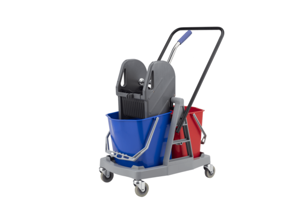 34L DOUBLE MOP BUCKET TROLLEY - Image 2