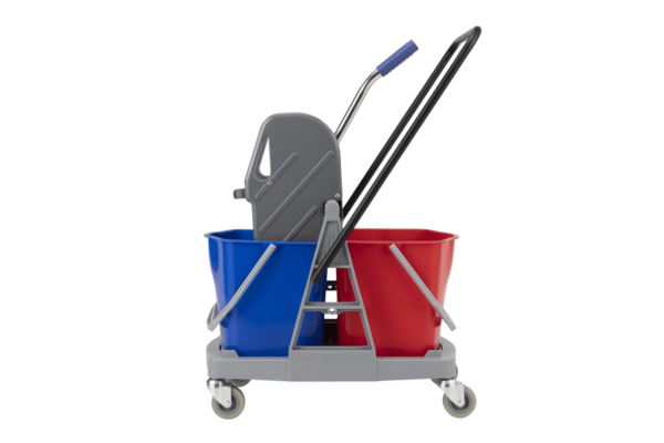34L DOUBLE MOP BUCKET TROLLEY - Image 4