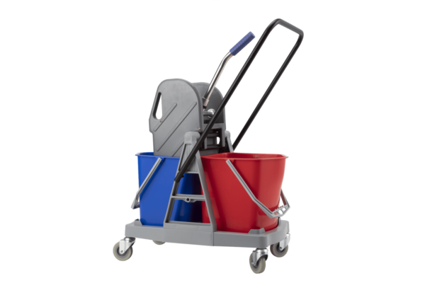 34L DOUBLE MOP BUCKET TROLLEY - Image 5