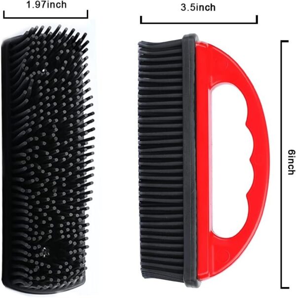PET HAIR REMOVER BRUSH WITH HANDLE - Image 4