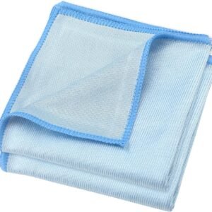 6x Professional Microfibre Glass Cleaning Cloth – Streak Free Towel 40×40/60×70 cm