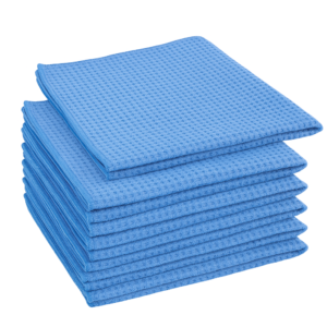6 x Large Waffle Texture Car Home Super Absorbent Drying Towel Cloth 60cm x 80cm