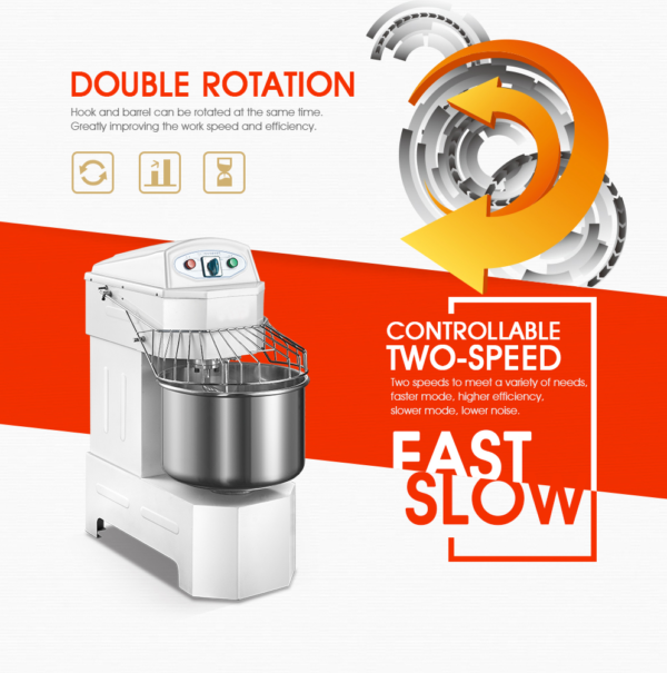 High Quality Automatic Commercial Electric 30L Dough Mixer - Image 4