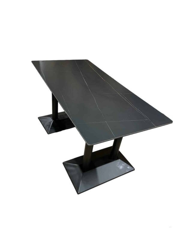 MARBLE TABLES 152 x 76CM in Black - Image 3