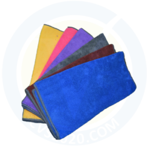 6 Pack - Multi Colour General Purpose Home Car Cleaning Microfibre Cloths 35cm x 55cm