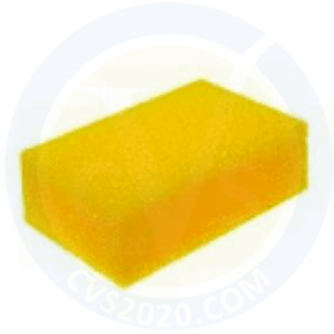 Yellow Slightly Abrasive Bug & Tar Remover Sponge