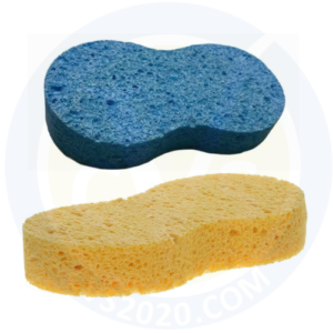 Professional Quality Cellulose Car Polish Wax Applicator Foam Sponge Pad