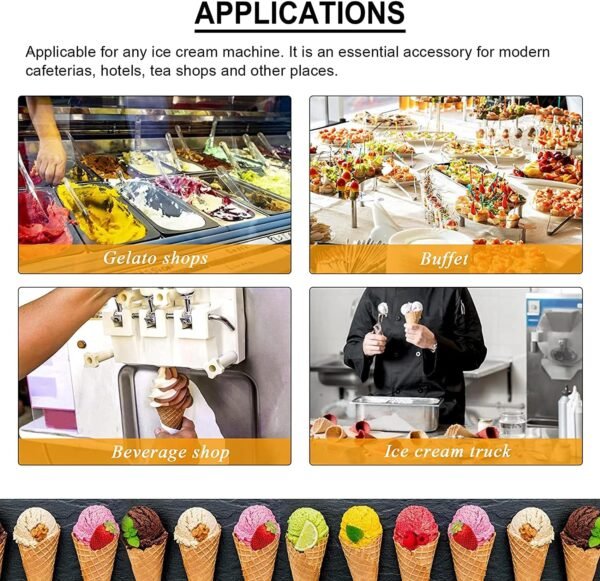 Ice Cream Cone Storage Dispenser Reusable Plastic Ice Cream Cone Holder - Image 3