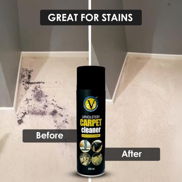 Carpet Cleaner Solution 500ml | Fast-Drying Stain Remover for Sofa, Car Seats, Rugs & Mattresses - Image 5