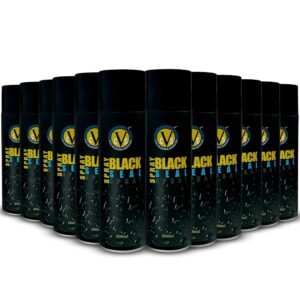 Waterproof Spray & Seal Leak Fix – 500ml Black | Waterproof Rubberised Sealant Spray for Cracks, Pipes, Gutters & Roof