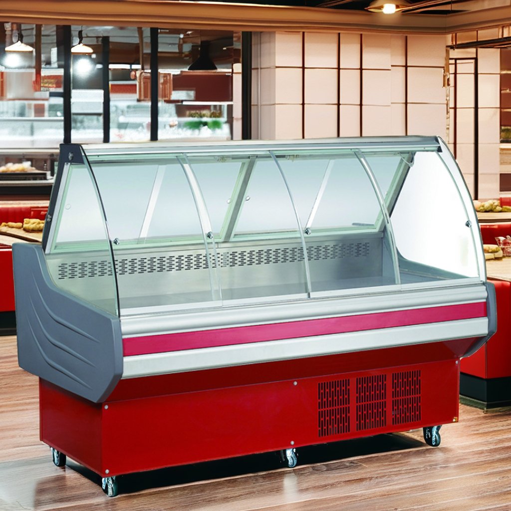 Commercial 1.2 M Serve Over Counter / Deli Counter / Meat Display Counter 2-8°C - Image 3