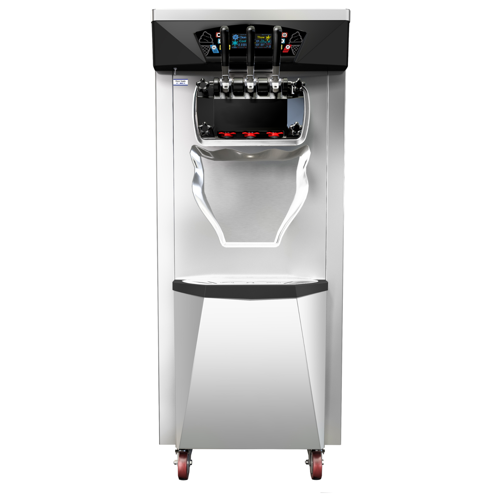 CVS Commercial Soft Serve Ice Cream Machine 3 Flavour 32-38L/H Air Pump R290 - Image 5