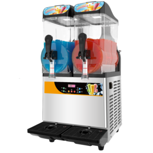 Commercial 2 Tank Slush Machine 2 x 14.5L Frozen Drink Maker 850W R290