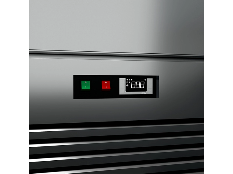 Commercial 2 Door Glass Display Freezer Plug In Upright Shop Freezer 1000L R290 - Image 4