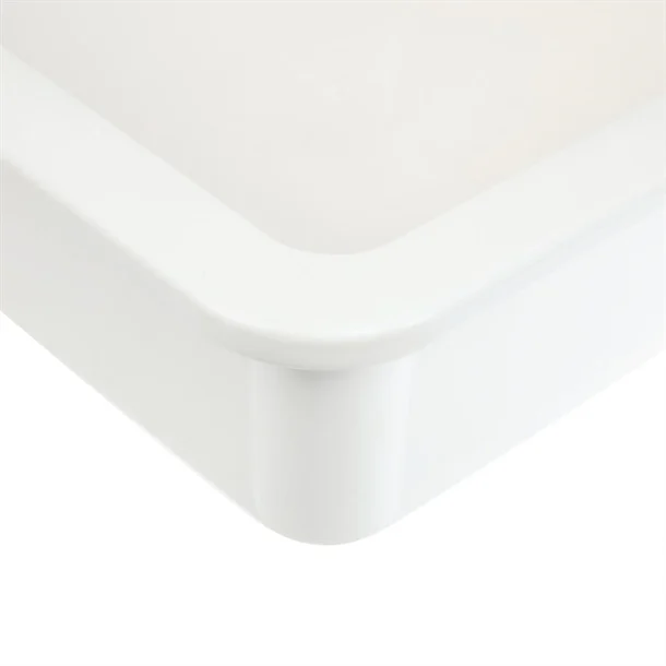 PP Plastic Pizza Dough Proofing Tray Shallow Bakery Dough Box Stackable 85mm - Image 3
